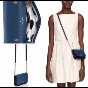 NWT Kate Spade Cedar Street Cami indigo/black